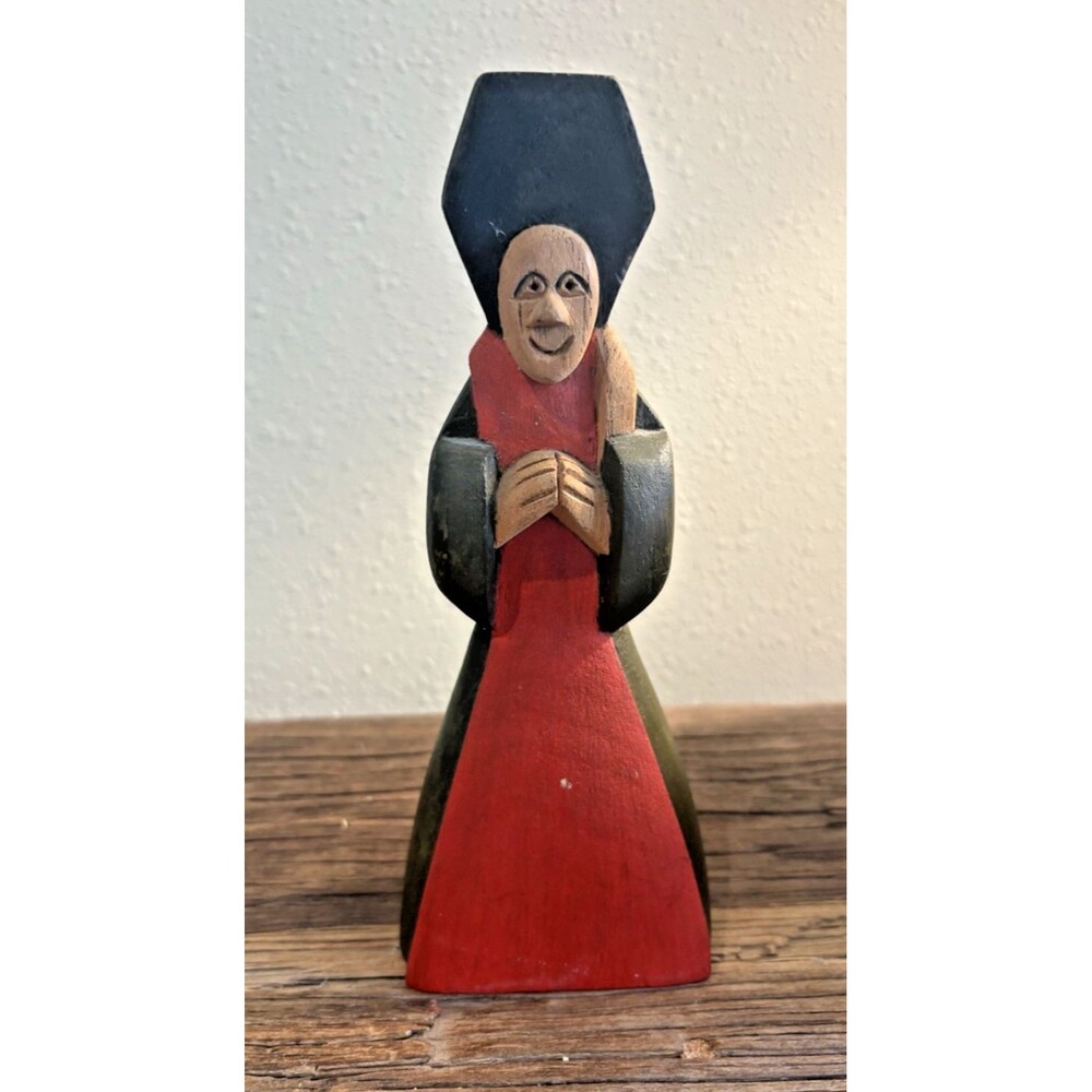 Benedito José Dos Santos Brazil Wood Block Carved Religious Figurine